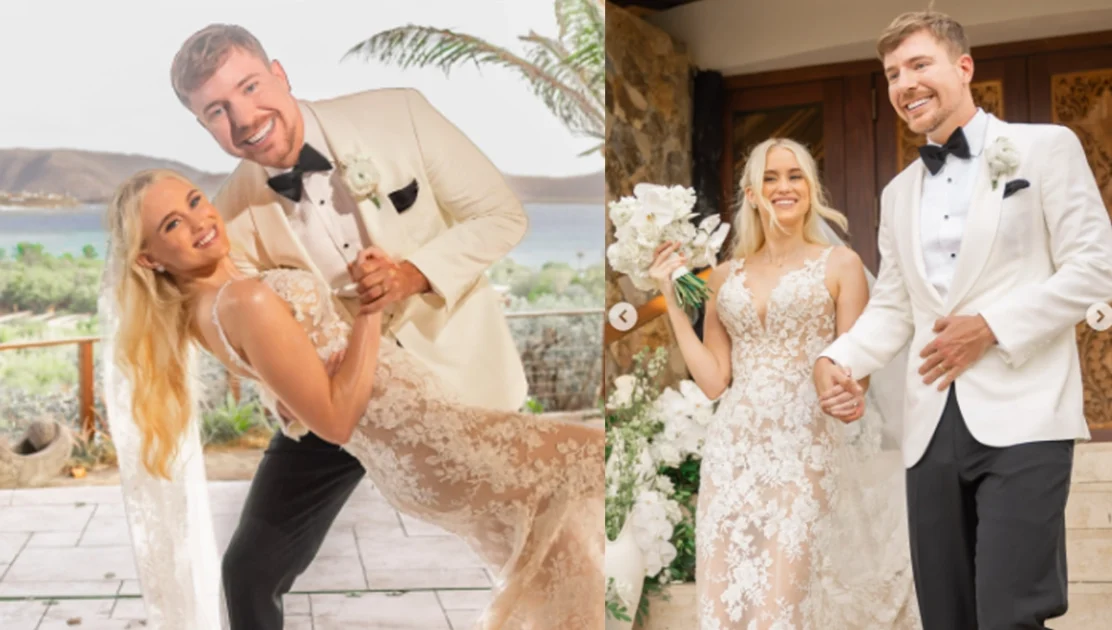 MrBeast Married Thea Booysen Wedding Pictures