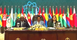 OIC ministerial conference session in Islamabad.