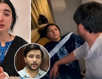 Pakistani TikTok creator Ali Hyderabadi posing outdoors for portrait