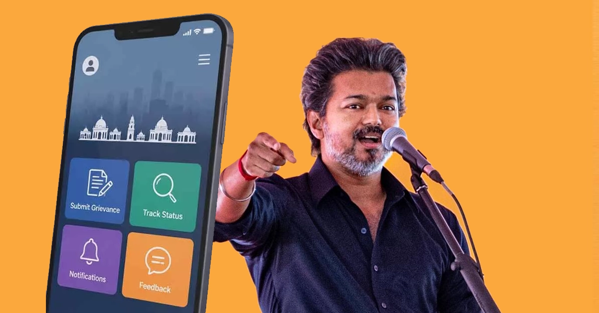 Chief Minister C Joseph Vijay greeting public.