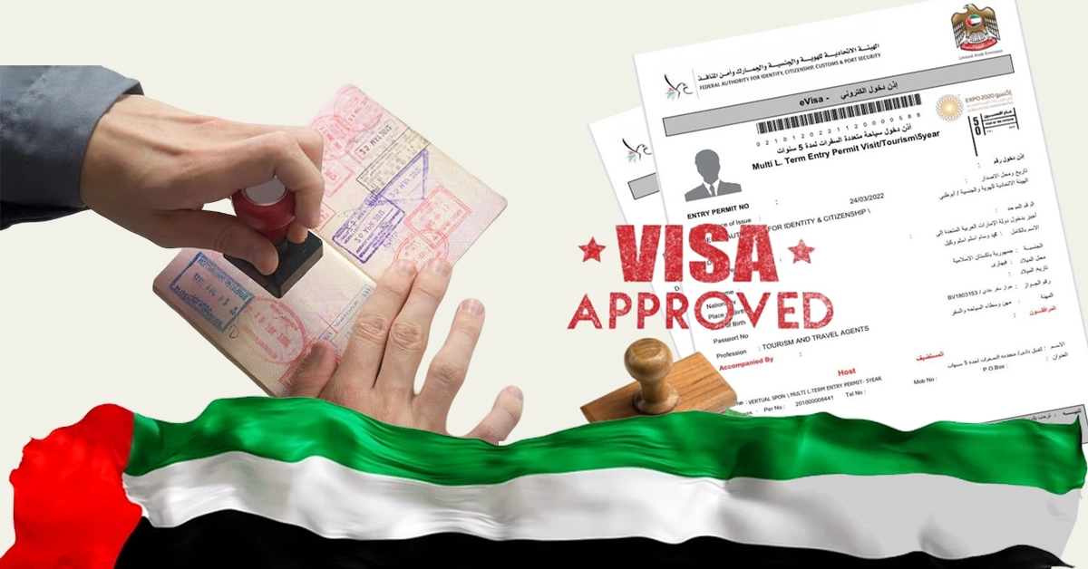 General Directorate of Residency and Foreigners Affairs (GDRFA) building or Dubai airport immigration counter terminal