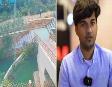 A security report visual banner indicating CCTV camera breakthrough and suspects detention in Mir Raza Ali case