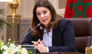 Fatima Ezzahra El Mansouri speaking after appointment as first female Prime Minister of Morocco