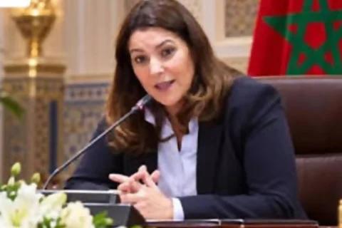 Fatima Ezzahra El Mansouri speaking after appointment as first female Prime Minister of Morocco