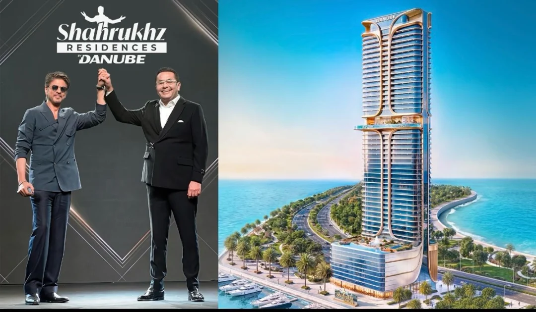 Modern luxury waterfront residential tower Shah Rukh Residences by Danube in Dubai